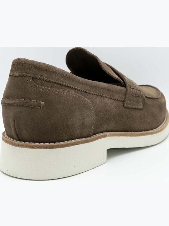 Men's Suede Moccasins Brown
