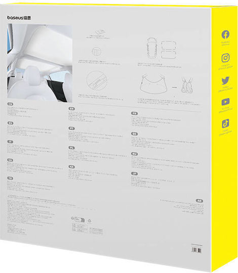 Baseus T-Space Exterior Car Windshield Sun Shades 2 Pieces