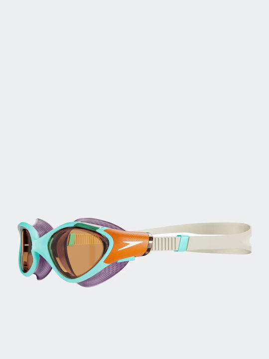 Speedo Biofuse 2.0 Swimming Goggles Adults Beige
