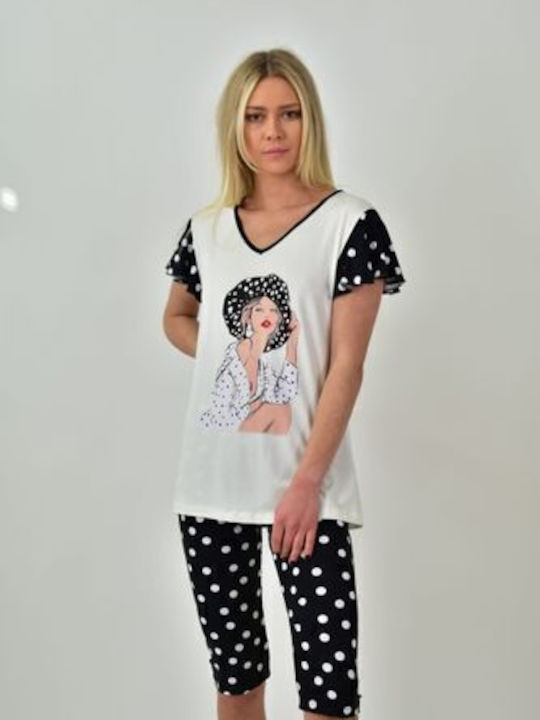 Miss Rodi Sommer Damen Pyjama-Set Pink