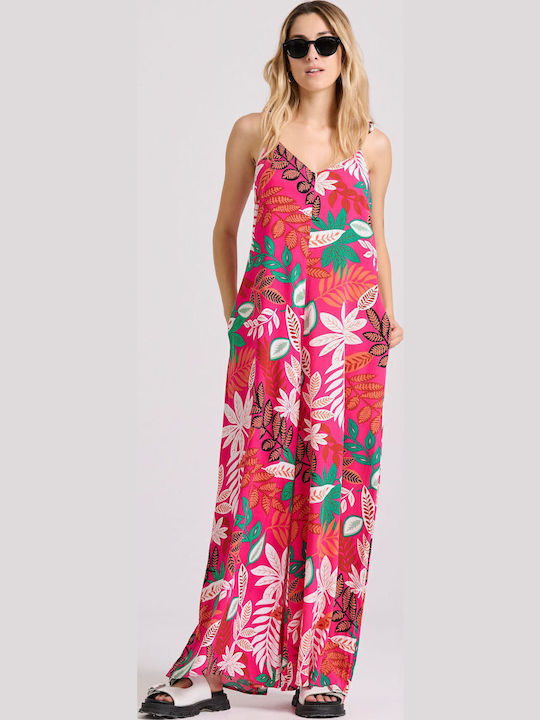 Damen Einteiler Anzug Rosa