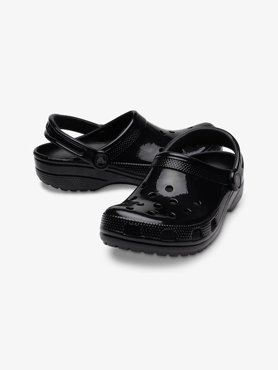 Crocs Classic Σαμπό Μαύρα