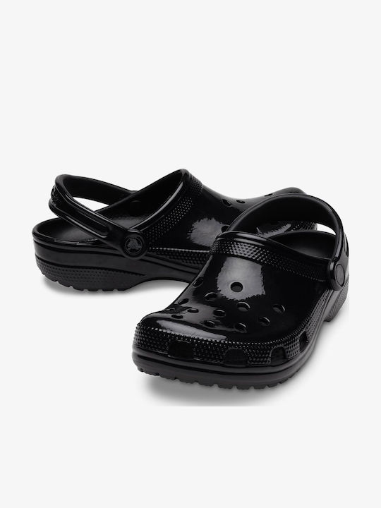 Crocs Classic Σαμπό Μαύρα