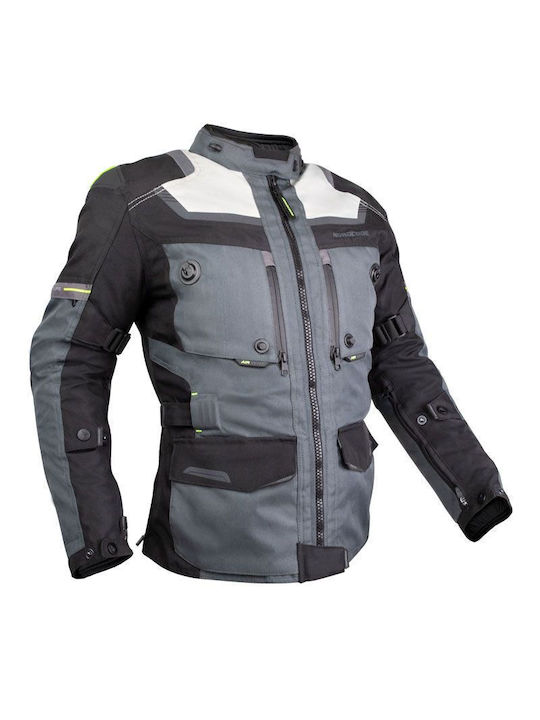 Nordcode Adventure Evo 24 Lady Women's Motorcycle Jacket Cordura 4 Seasons Waterproof Black/Grey