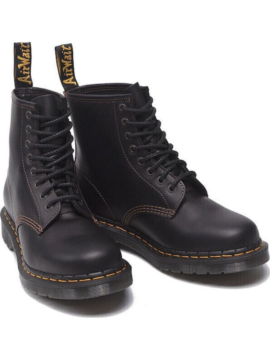 8 Eye Boot 1460 Δερμάτινα Μαύρα Αρβυλάκια