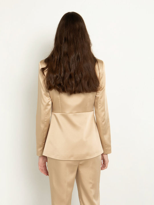 Toi&Moi Women's Blazer Beige