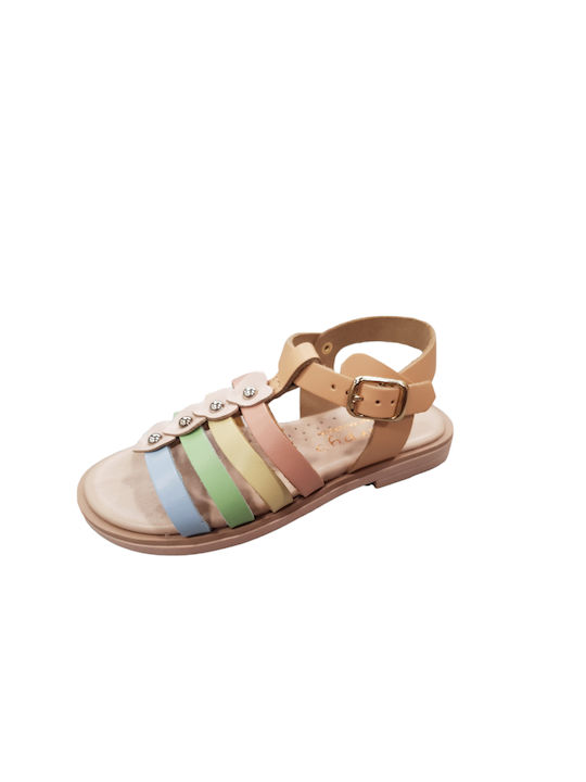 Scarpy Kinder Sandalen Tabac Braun