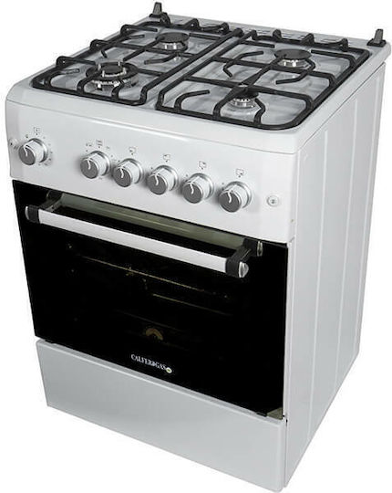 Calfer Gas Gasherd 64Es B60cm. White
