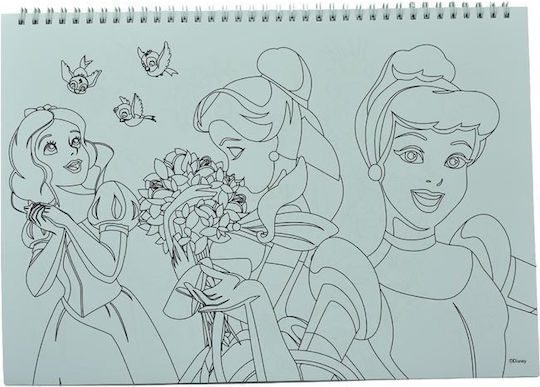 Gim Drawing Pad Disney Princess 1pcs