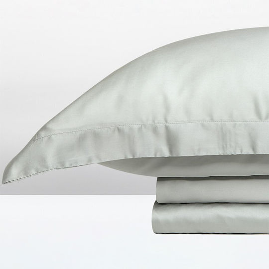 Charisma Sheet Sets Queen with Elastic 160x200+40cm. Silver 4pcs