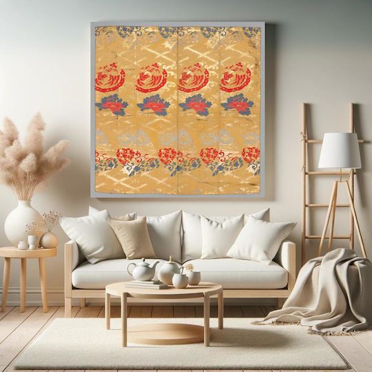 Japanese Gemälde Stoff 110x110cm