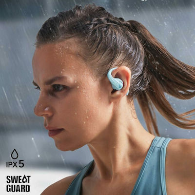 Anker AeroFit Pro Слушалка за ухо Bluetooth хендсфри Слушалки с Устойчивост на Пот и Кутийка за Зареждане Син