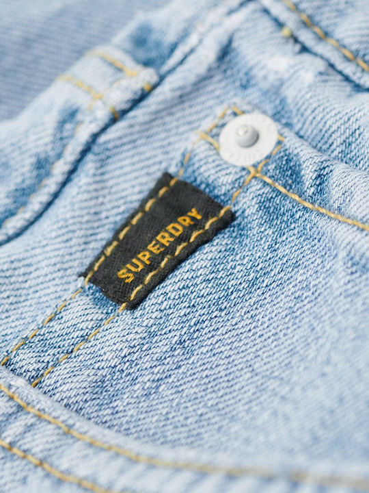 Ovin Vintage Ανδρική Βερμούδα Τζιν Light Blue