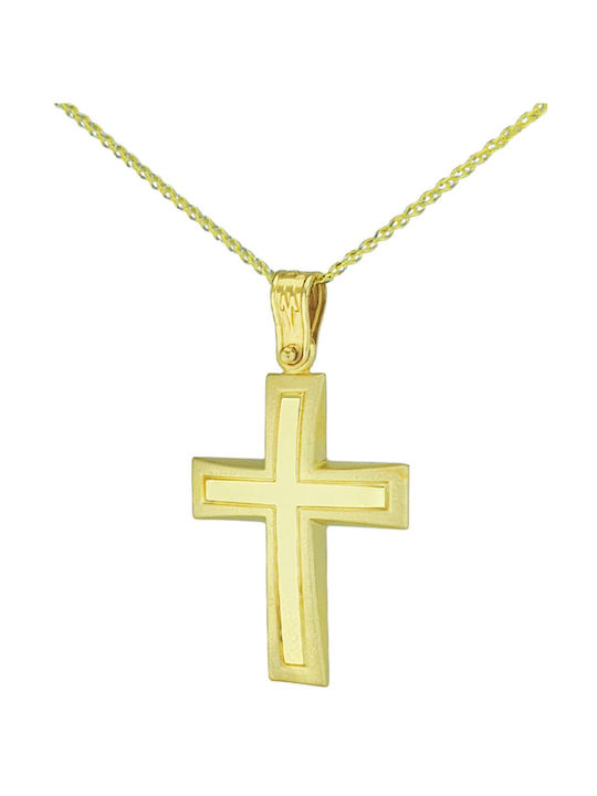 Papadopoulos Gold Men's Gold Cross 14K