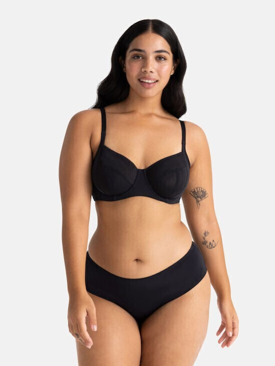 Bra without Padding Underwire Green