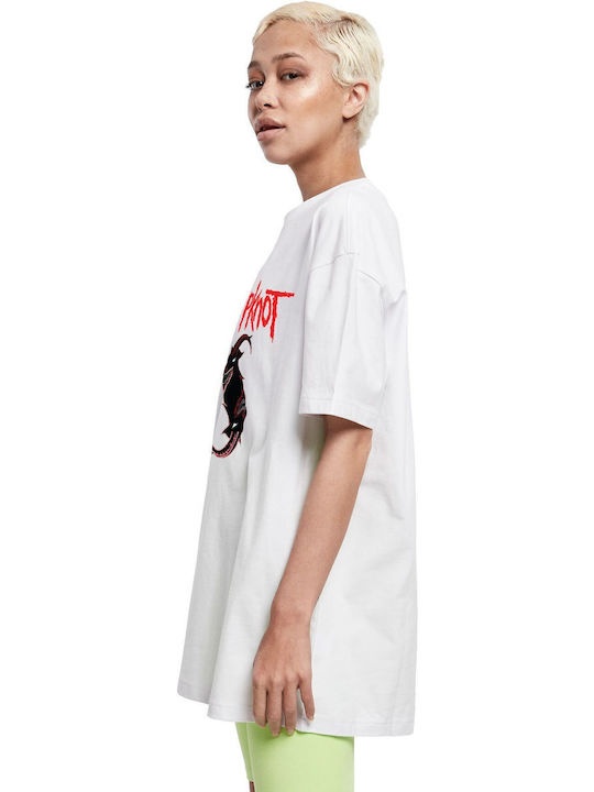 Rock Avenue Art Design1 T-shirt Slipknot White Cotton Slipknot Art Design1 White