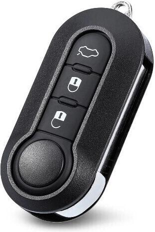 Foldable Car Key Shell with Blade with 3 Buttons for Fiat