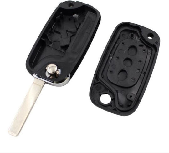 Klappbar mit 2 Tasten für Renault / Intelligent