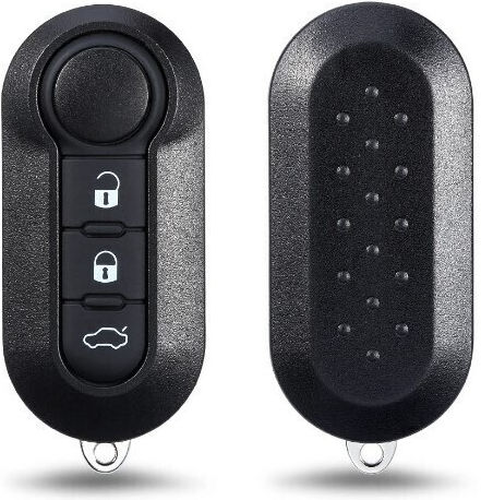 Foldable Car Key Shell with Blade with 3 Buttons for Fiat