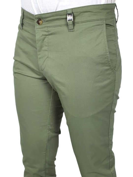 Mezzo Uomo Men's Trousers Chino Oil Green