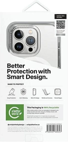 Uniq Lifepro Xtreme Back Cover Silicone Magnetic Transparent (iPhone 15 Pro)