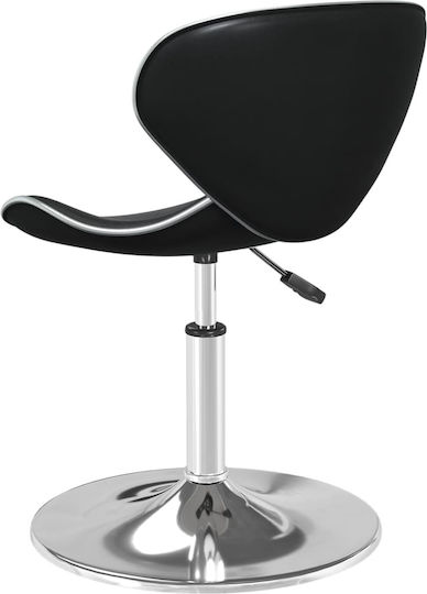 Scaune Bar cu Înălțime Reglabilă Negru 45.5x45x61-76buc