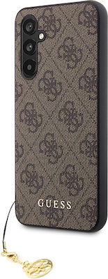 Guess Back Cover Plastic / Leather Durable Brown (Galaxy S23 FE)