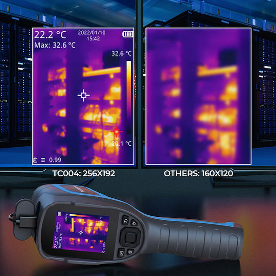Topdon Tc004 Handheld Thermal Camera with 3.5" Screen for Temperatures from 20°C to 350°C