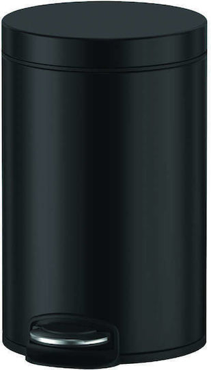 Orabella Inox Банята кошче Софт Клоуз 5лт Черен