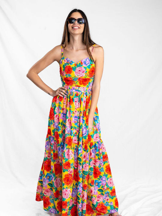 Maxi Fustă Floral Floral