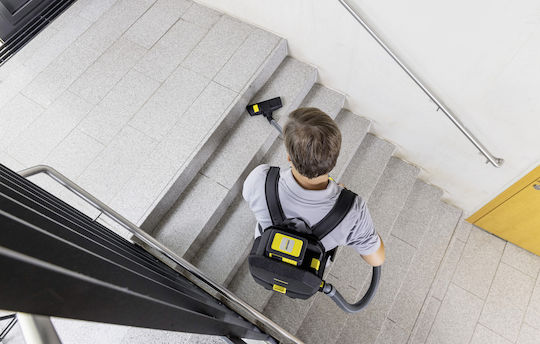 Karcher BVL 3/1 Bp Επαναφορτιζόμενη Σκούπα Στερεών με Πλαστικό Κάδο 3lt