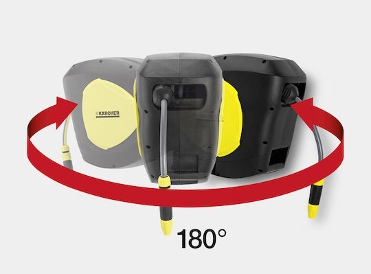 Karcher CR 5.330 Компактна Automatic Стенна Напояваща Макарица с Маркуч 30м