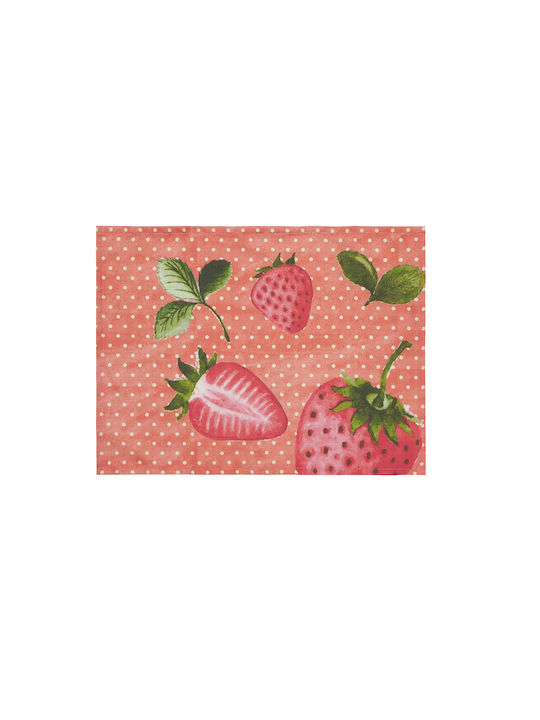 Kentia Loft June Σουπλά Υφασμάτινο Πράσινο 45x33cm 4τμχ