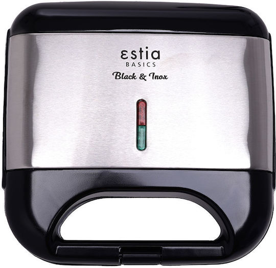 Estia Sandwich Maker for for 2 Sandwiches Sandwiches 800W Inox