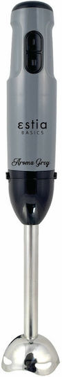 Estia Aroma Ръчен Блендер с Неръждаема Пръчка 400W Сив