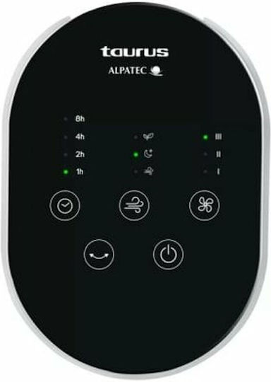 Taurus Babel Infinite Вентилатор Тип Кула 50W с Дистанционно Бял