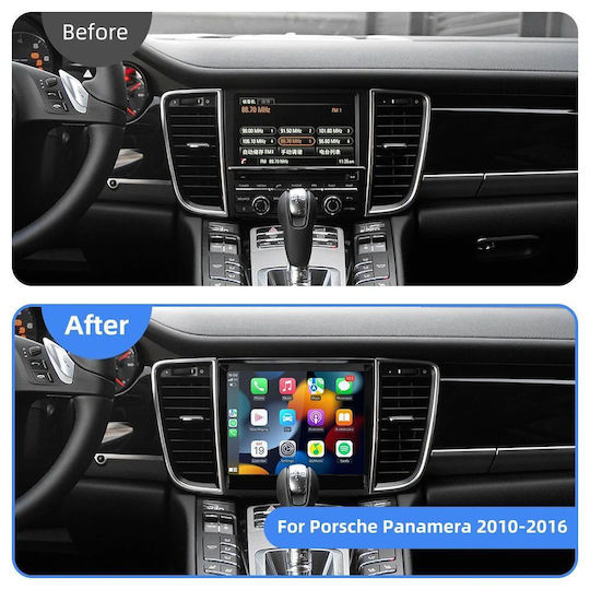 Digital IQ Car Audio System for Porsche Panamera 2010-2016 (Bluetooth/USB/WiFi/GPS/Apple-Carplay/Android-Auto) with Touch Screen 8.4"