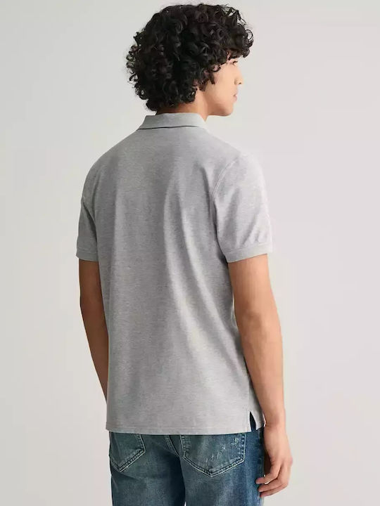 Contrast Polo T-shirt Γκρι