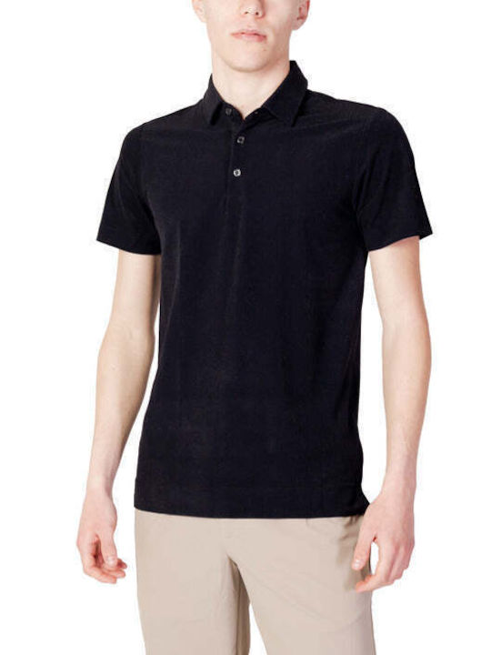 Suns Men's Short Sleeve Blouse Polo Black