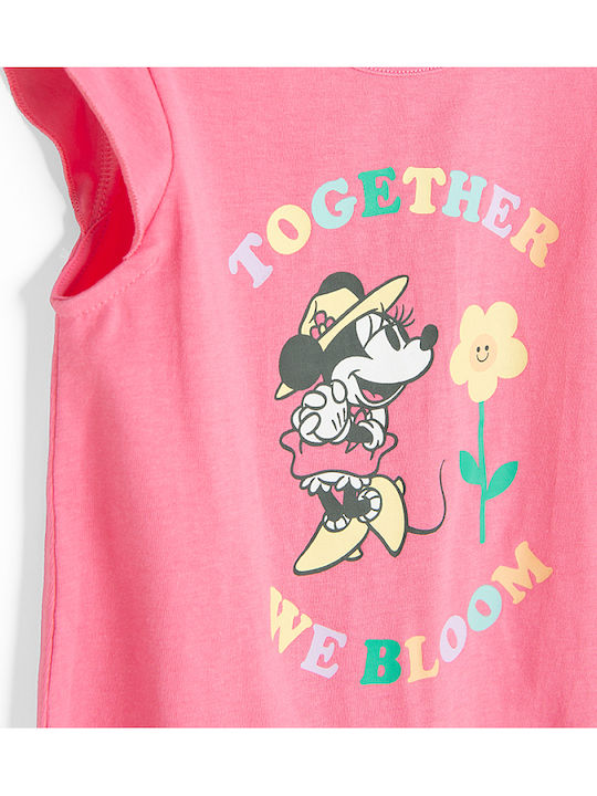 Cool Club Minnie Mouse Set Babystrampler Kurzärmelig Weiß 2Stück
