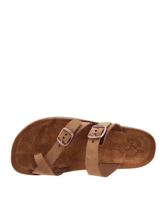 Sandale Casual Damă Din Piele Tabac Maro