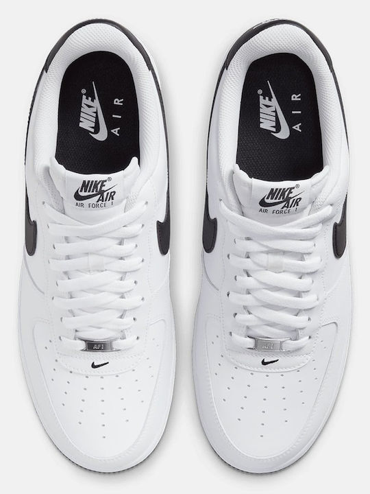 Air Force 1 '07 Ανδρικά Sneakers Λευκό - Μαύρο