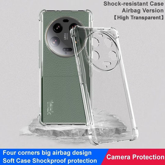 Калъф за телефон Xiaomi 13 Ultra 5g Imak с въздушен мехур и удароустойчив TPU, прозрачен
