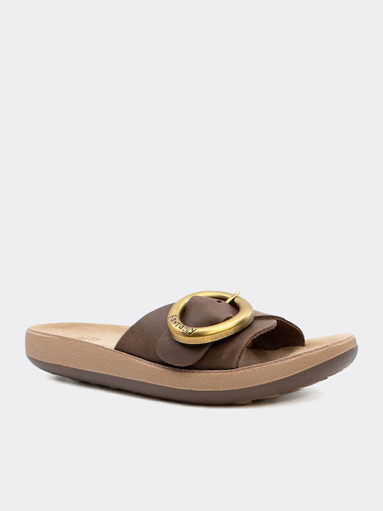 Sandale Casual Damă Anatomici Din Piele Maro