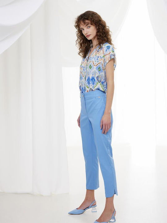 Genia Women's Fabric Trousers GALLERY