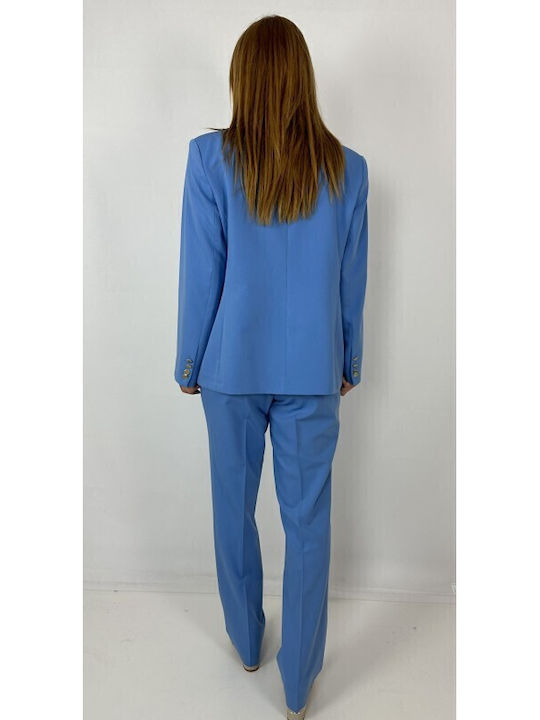 Дамско Chino Панталон Sky Blue