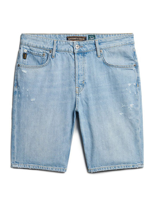 Ovin Vintage Ανδρική Βερμούδα Τζιν Light Blue