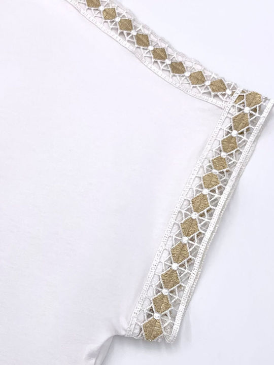 Women's Athletic Blouse White