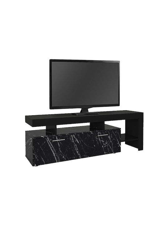 TV Stand Acnes Black L160xW40xH53cm