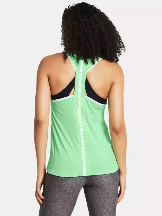 Under Armour Damen Sportliches Bluse Ärmellos Grün